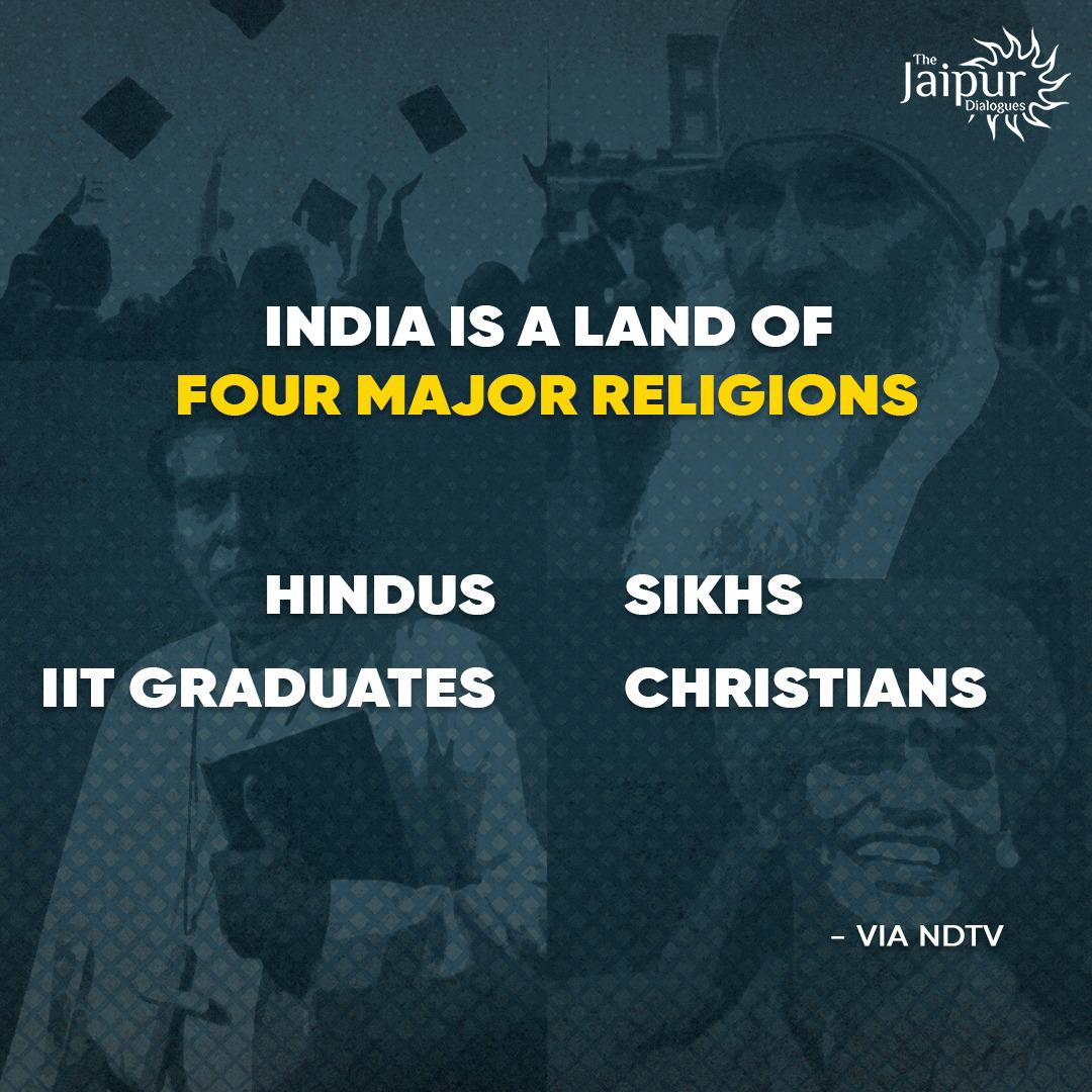 4 major religions in India!