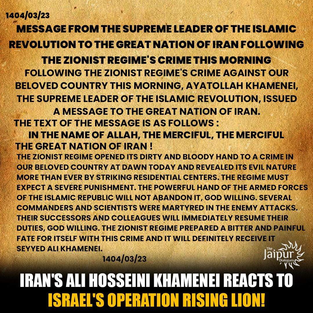 Iran Warns the World And Israel