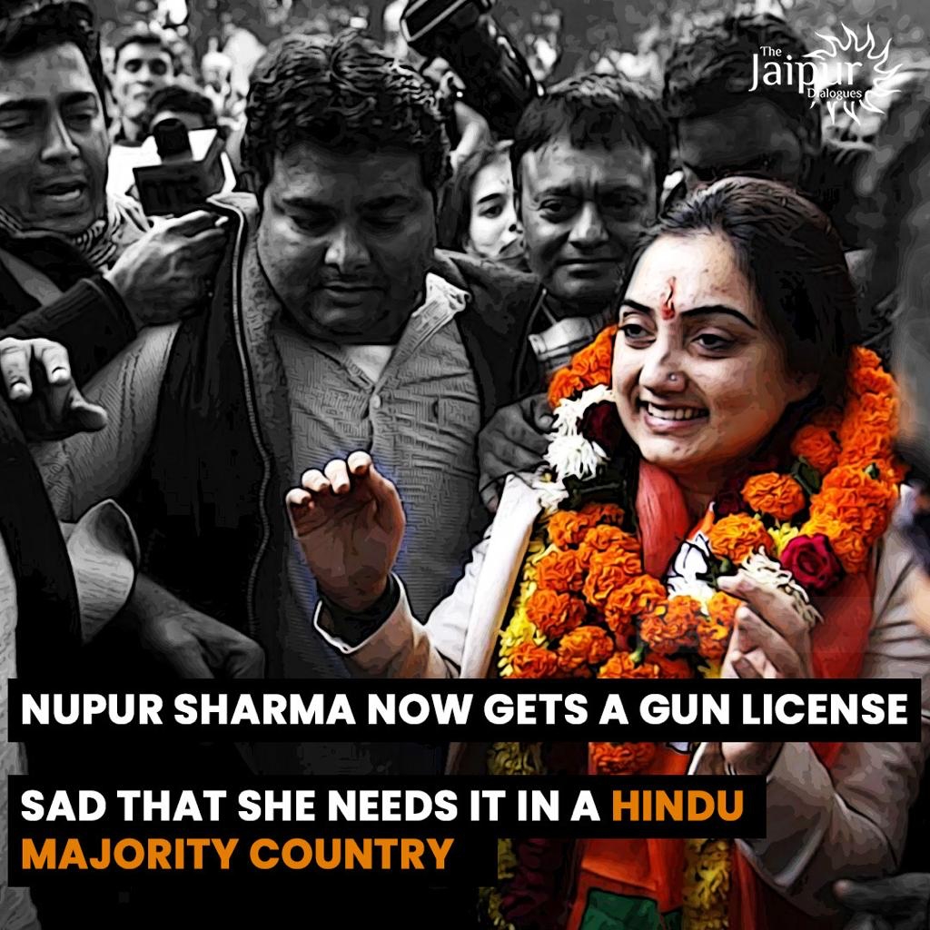 It is a sad thing that she needs it in a Hindu Majority Country!