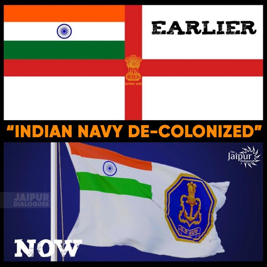 Indian Navy De-Colonized