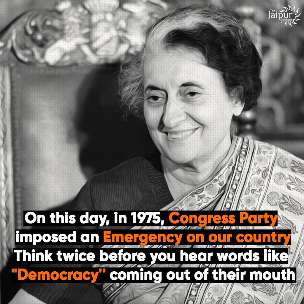 Imposing Emergency and then talking about Democratic Principles, Congress for you!