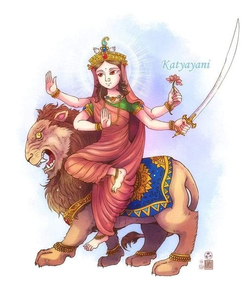 Navratri Day 6: Devi Katyayani - The Goddess of Love and Harmony - The ...